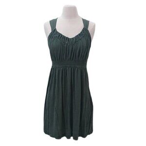 Calvin Klein V-neck Sundress, Dark Green, size Medium